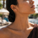 Gold Enamel Ear Cuff