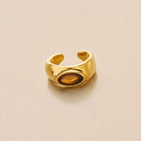 Gold Enamel Ear Cuff