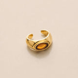 Gold Enamel Ear Cuff