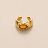 Gold Enamel Ear Cuff