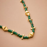 Green Jade Beaded Necklace