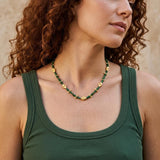 Green Jade Beaded Necklace