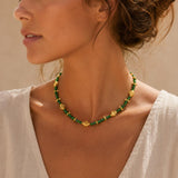 Green Jade Beaded Necklace