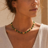 Green Jade Beaded Necklace
