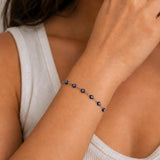 Silver Evil Eye Bracelet