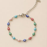 Silver Evil Eye Bracelet