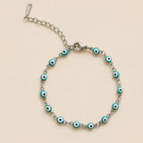 Silver Evil Eye Bracelet