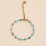 Silver Evil Eye Bracelet