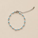 Silver Evil Eye Bracelet