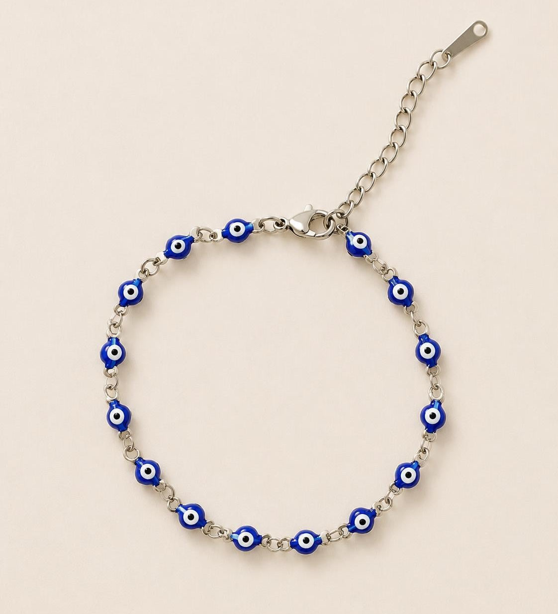 Silver Evil Eye Bracelet