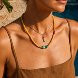Gold Multicolor Fish Necklace