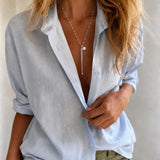 Silver Hammered Fish & Freshwater Pearl Long Necklace