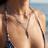 Colorful Fish Pendant Necklace with Ball Chain