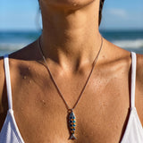Colorful Fish Pendant Necklace with Ball Chain