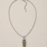 Colorful Fish Pendant Necklace with Ball Chain