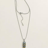 Colorful Fish Pendant Necklace with Ball Chain