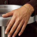 Gold Bismarck Chain Bracelet