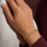 Gold Bismarck Chain Bracelet