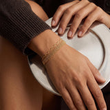 Gold Bismarck Chain Bracelet