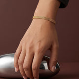 Gold Bismarck Chain Bracelet
