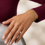 Gold Bismarck Chain Bracelet
