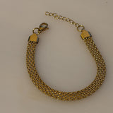 Gold Bismarck Chain Bracelet