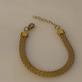 Gold Bismarck Chain Bracelet
