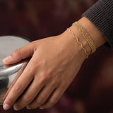 Gold Bismarck Chain Bracelet