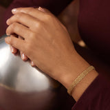 Gold Bismarck Chain Bracelet