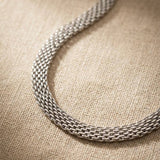 Silver Bismarck Chain Necklace