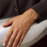 Gold Bismarck Chain Bracelet