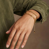 Gold Mixed Link Chain Bracelet