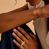 Silver Soft Asymmetric Bold Ring