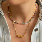 LOVE Barrel Pendant Necklace