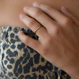 Gold Zircon Ring