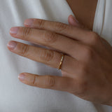 Gold Zircon Ring