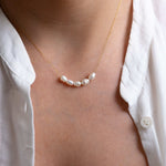 Gold Freshwater Pearl Necklace