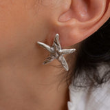 Silver STARFISH earrings