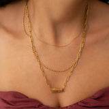 LOVE Barrel Pendant Necklace