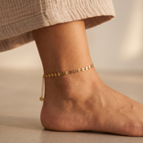 Gold Disc Chain Anklet