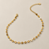 Gold Disc Chain Anklet