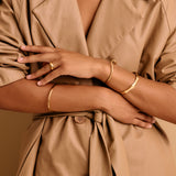 Gold Wave Cuff