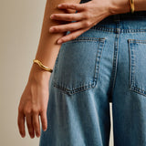 Gold-Plated Bold Irregular Shape Cuff