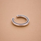 Single Silver Large Ear Cuff
