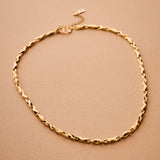 Gold Twist Chain Choker