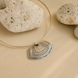 Silver Berber Tuareg Statement Collar Torque Necklace