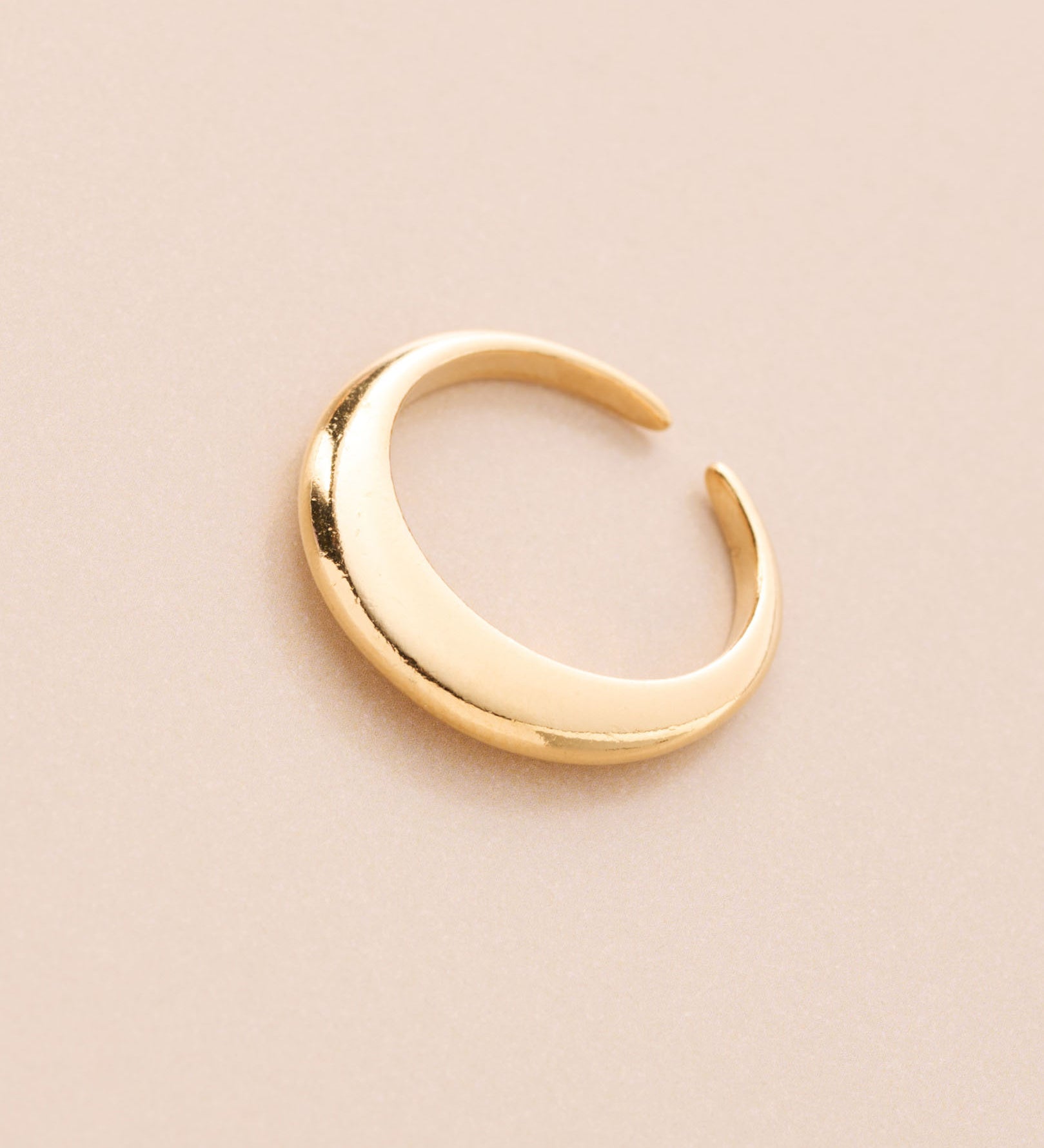 Gold Soft Dome Ring