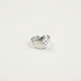 Silver Wrap Heart Pinky Ring