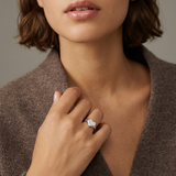 Silver Signet Heart Ring