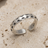 Silver Hammered Ring
